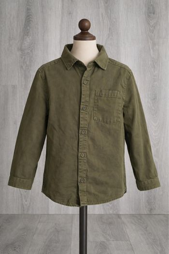 Chemise kaki garçon , Taille 6-7 ans , Primark 