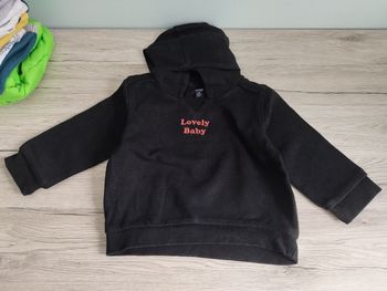 Sweat à capuche garçon 24 mois