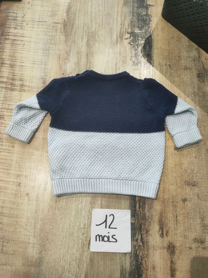 Pull en mailles manches longues pour bébé garçon 12 mois Timberland - photo numéro 4