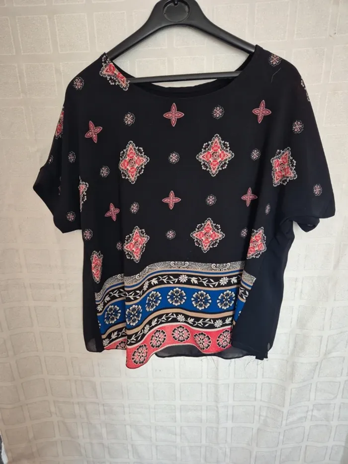 t-shirt dos en voile taille 42 - photo numéro 5