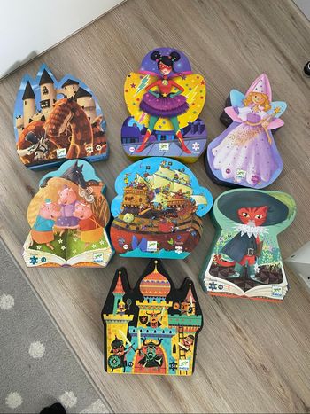 Lot 7 puzzles Djeco