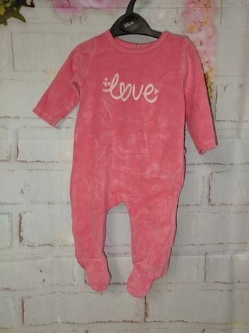 Pyjama 3mois rose