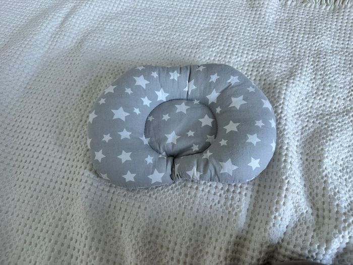 Coussin de maintien anti tete plate stella gris - photo numéro 2