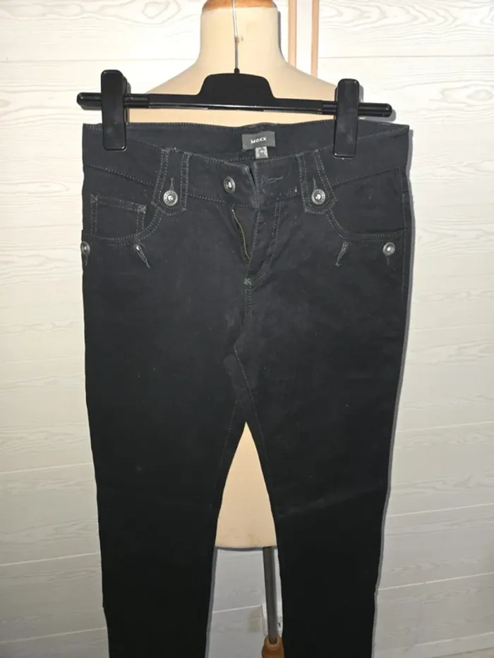Jean mexx taille 38 noir - photo numéro 2