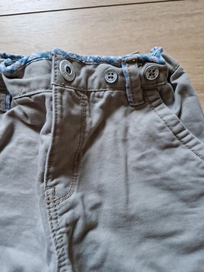 Pantalon beige et bleu - photo numéro 3