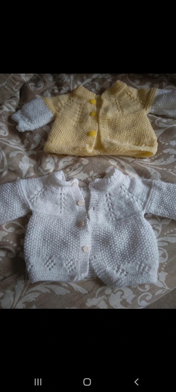 Lot brassières fais main