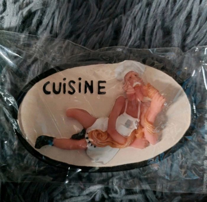 Plaque de porte cuisine (humour) - photo numéro 2