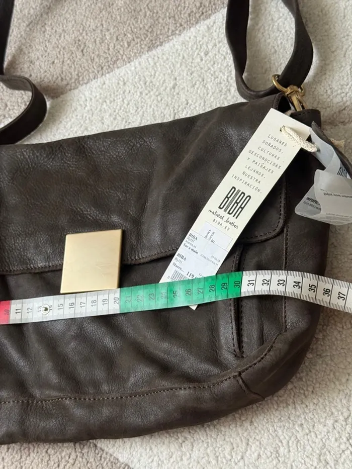 Sac en cuir Biba – Bandoulière réglable – Neuf avec étiquette - photo numéro 8