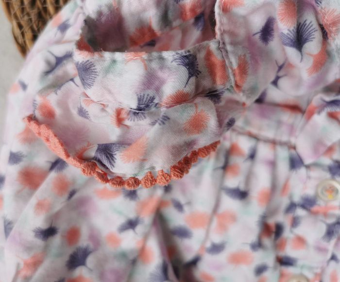 Robe 👣 et bloomer, motif fleuri, 18 mois, sergent major - photo numéro 7