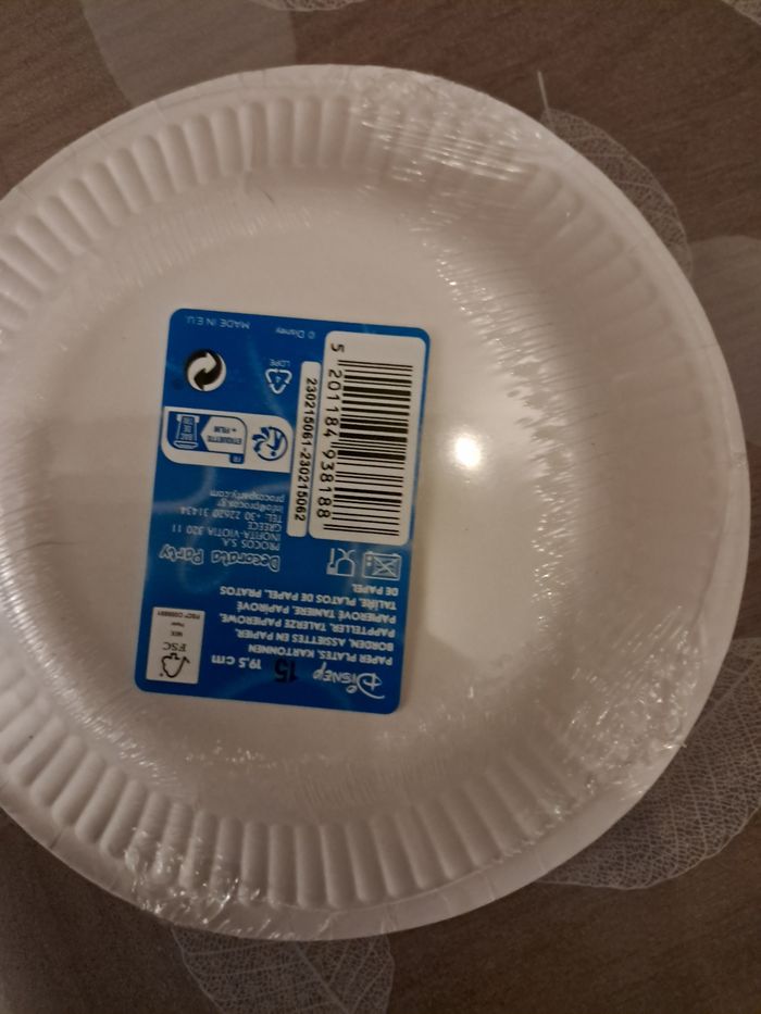 Assiettes carton - photo numéro 2