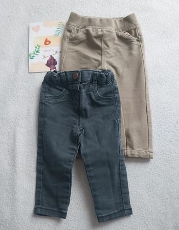 Lot 2 pantalon 6 mois
