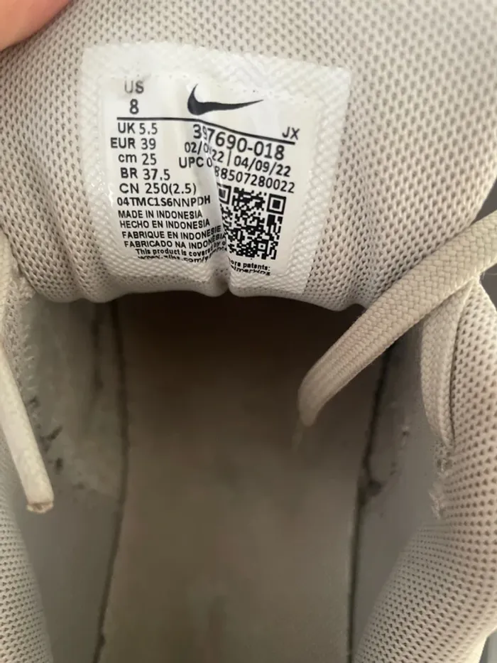 Nike air baskets air Max basket chaussures fille femme 39 - photo numéro 8