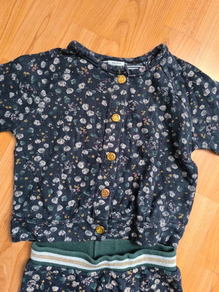 Ensemble à motif 12 mois petit bateau - photo numéro 2