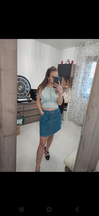 Jupe jean femme camaïeu t36