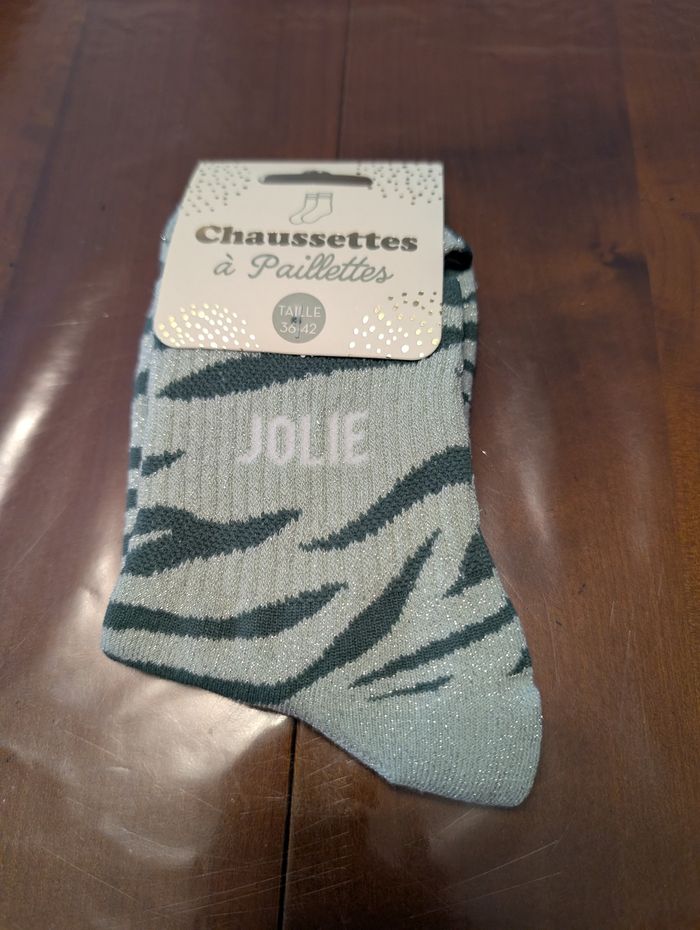 Chaussettes à paillettes Jolie