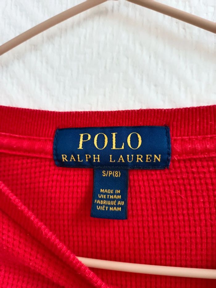 Tee-shirt rouge Ralph Lauren - photo numéro 3