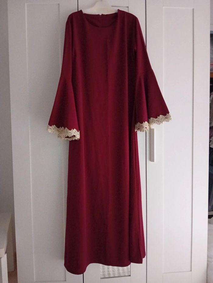 Robe longue crêpe henné 🌼🌸