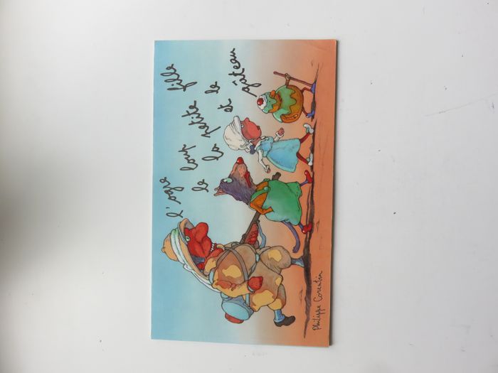 Album 6 à 8 ans : L'ogre, le loup, la petite fille et le gâteau (Philippe Corentin - L'École des Loi