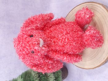 Peluche Jellycat rare lapin timide Holly bashful bunny Noël collection