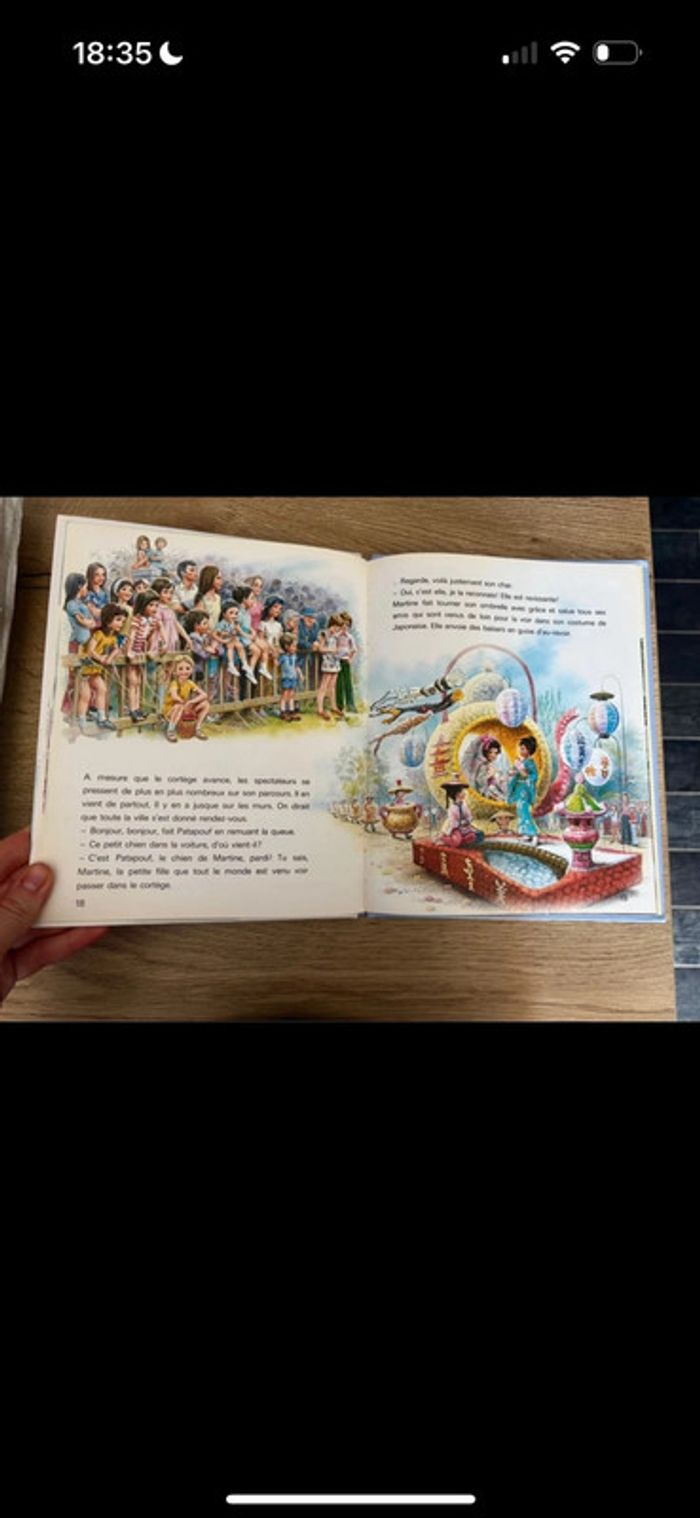 Livre Vintage Martine à la fête des fleurs pour Enfants - photo numéro 6