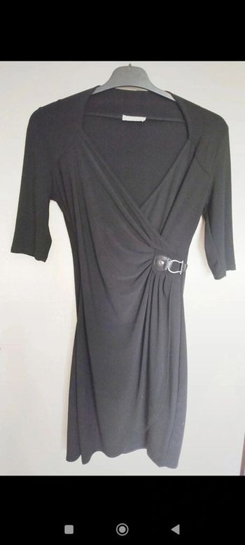 Robe noire courte été L