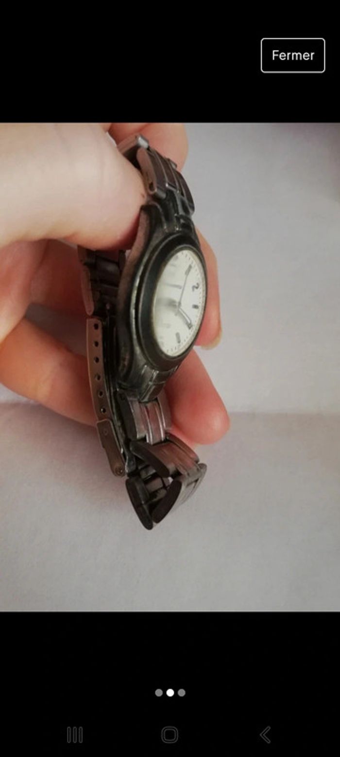 Très belle montre vintage ancienne king quartz - photo numéro 2