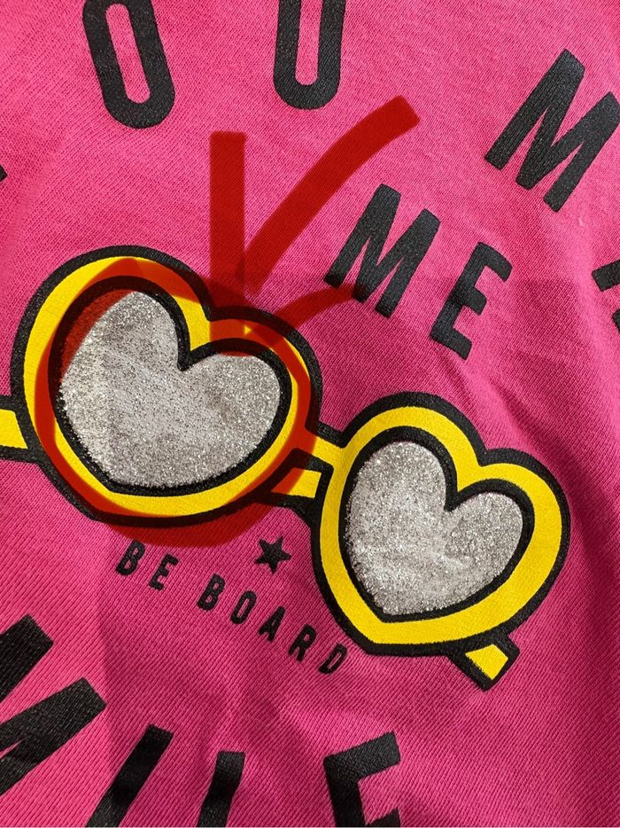 T-shirt sans manches fuchsia/rose 4 ans Be Board Girls - photo numéro 3