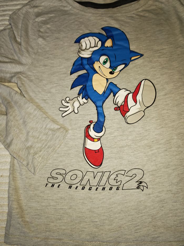 Tee-shirt sonic 8 ans - photo numéro 2