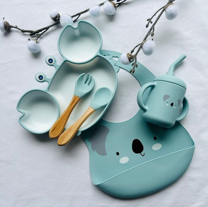 Set bébé assiette gobelet personnalisé - photo numéro 3