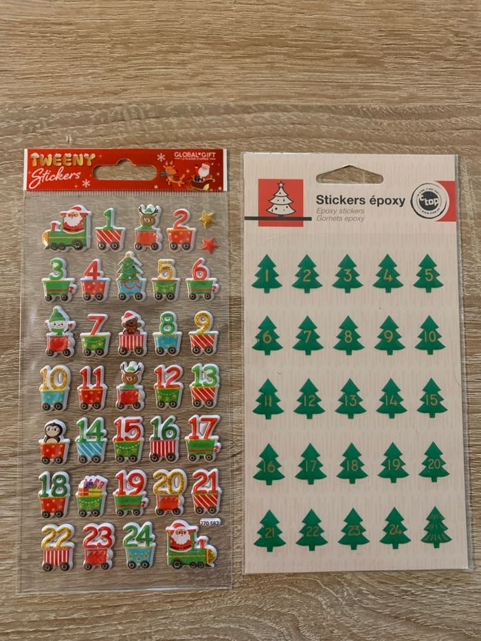 Lot de stickers de Noël