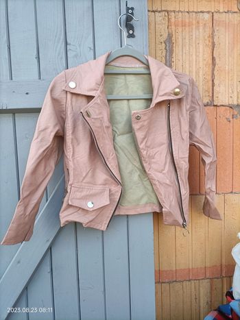 Veste en simili cuir