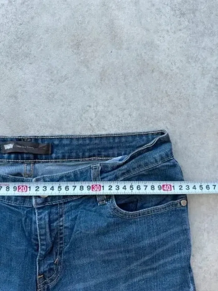 Jeans Levi's Mid Rise Skinny W31 FR40 L32 coupe skinny bleu Femme Women pan551b - photo numéro 3