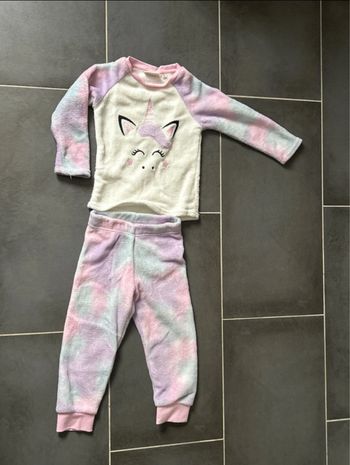 Pyjama chaud Licorne 98-104 cm