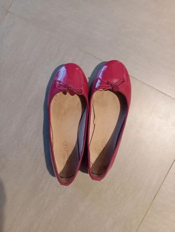 Ballerine rose vernis 35