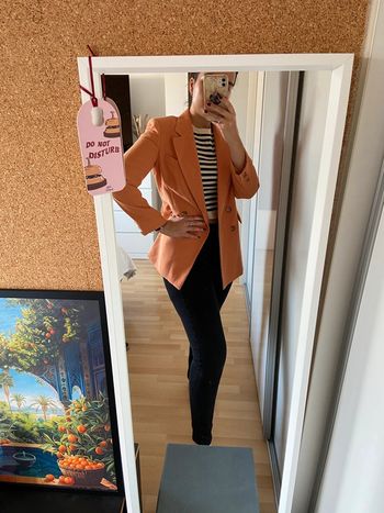 Magnifique blazer orange Mango / Taille S