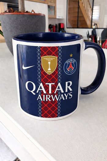 Mug psg Paris Saint Germain personnalisable neuf