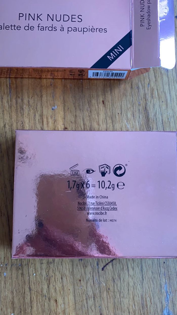 Palette maquillage #nocibé# pink nude - photo numéro 4