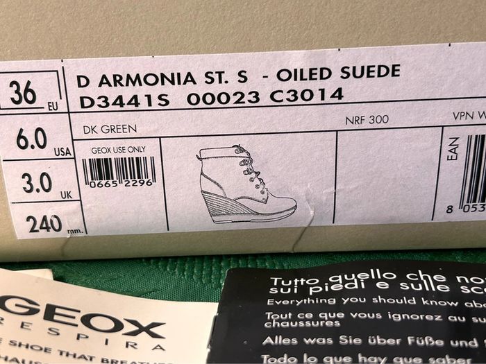 Chaussures bottines marron compensées 36 neuves avec étiquette Geox - photo numéro 13