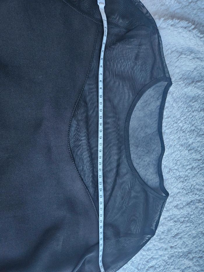 Body Manche longue Noir et transparent - photo numéro 15