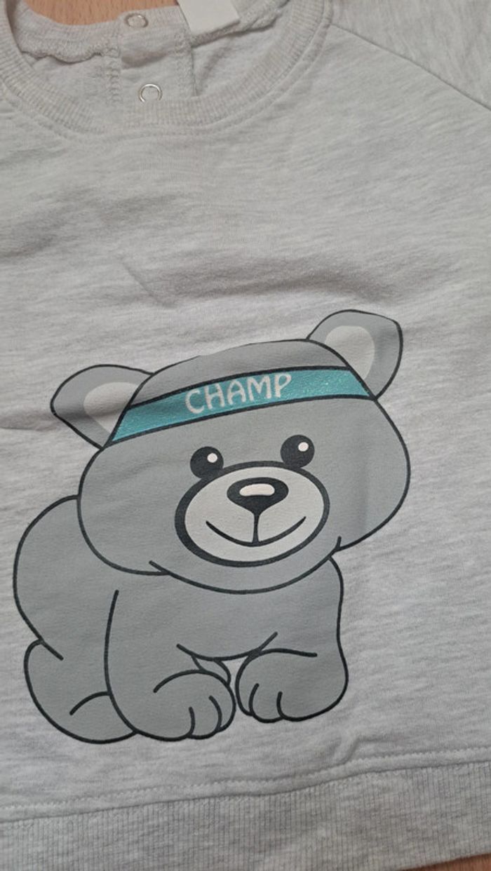 Pull gris - photo numéro 3