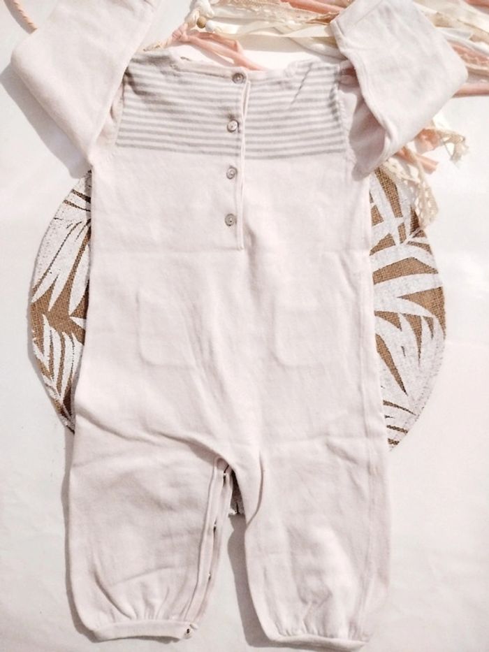 Pyjama en maille coton rose fille 9 12 mois dpam Du pareil au même - photo numéro 5