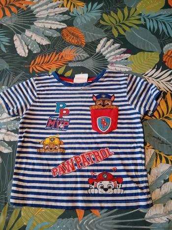 T-shirt garçon Pat' Patrouille 4 ans