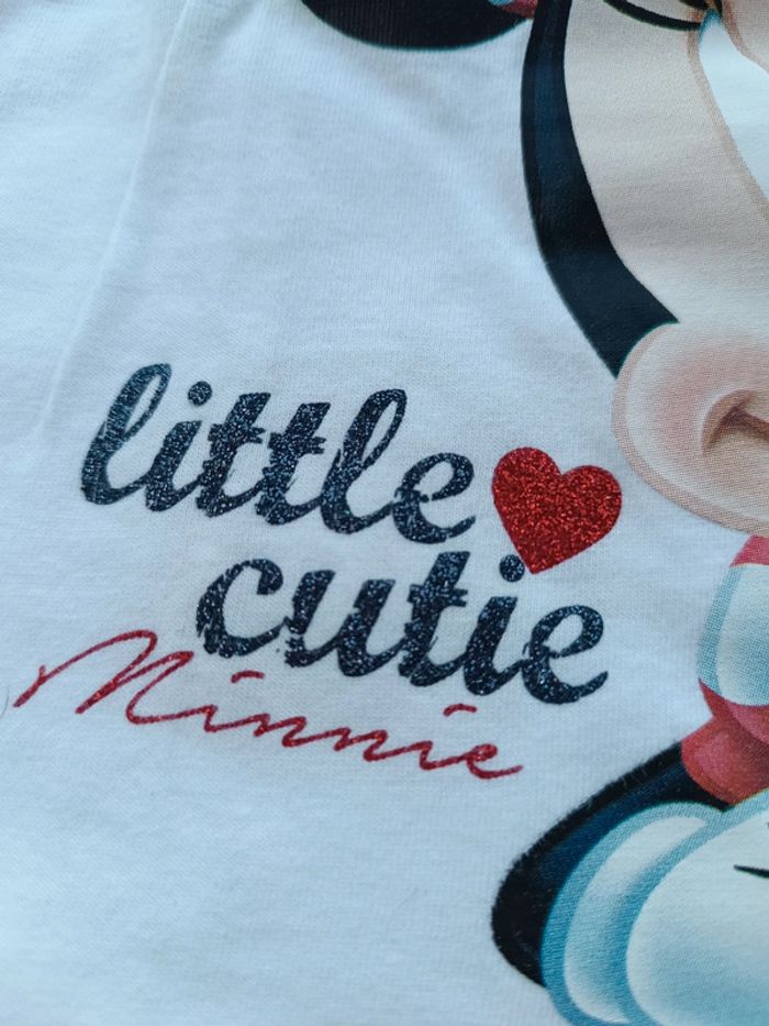 🔸 T-shirt Minnie Sans Manches Fille- Disney 9 Mois🔸 - photo numéro 4