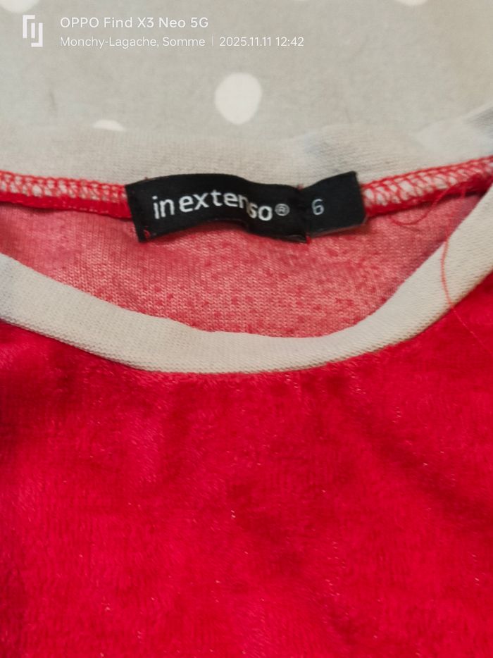 Pyjama velours 6ans in extenso Réduction jusqu'à -70% - photo numéro 2