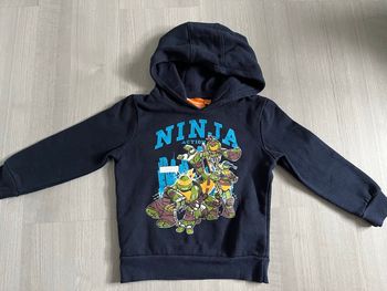 Sweat à capuche Ninja bleu marine 4 ans 