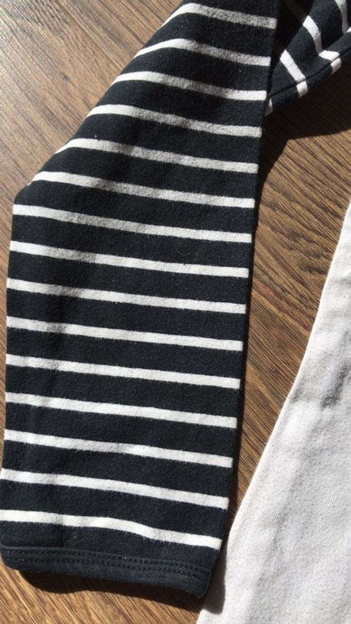 Tee-shirt blanc et noir Orchestra 8 ans - photo numéro 3