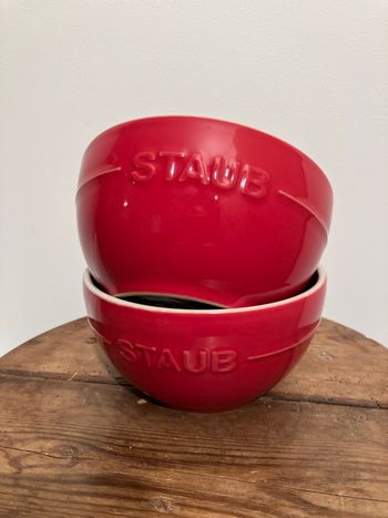 Grand bol STAUB rouge