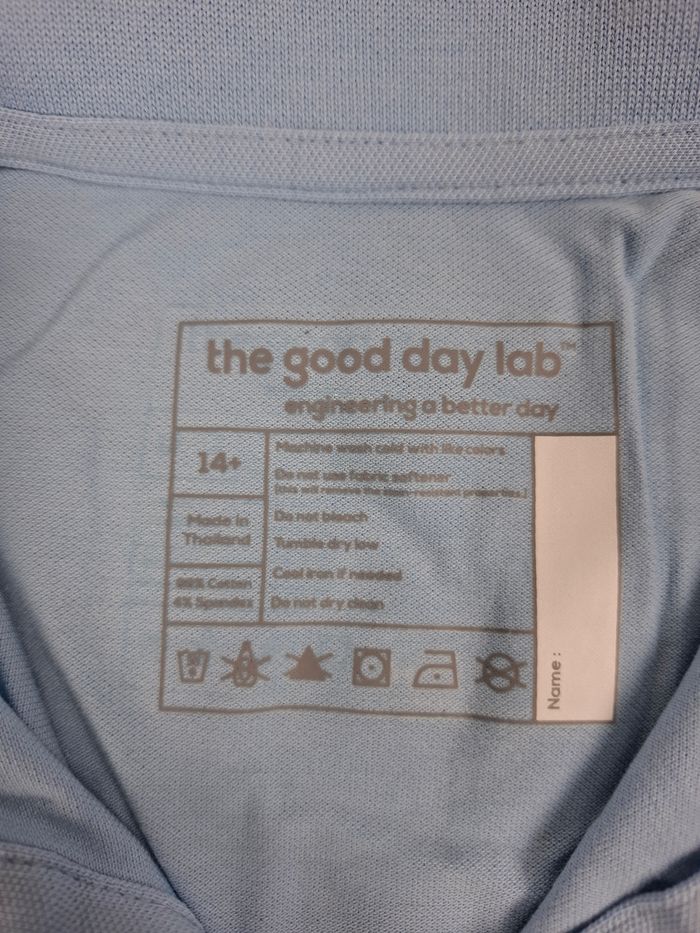 Polo – T-Shirt Col Polo – Homme – Bleu Clair – Taille XS / FR 42 – Coton - photo numéro 4