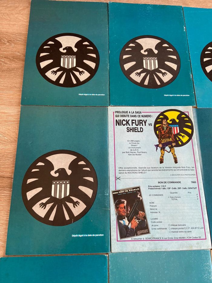 Collection complete numéro 1 a 9 nick fury version intégrale semic année 90 - photo numéro 10
