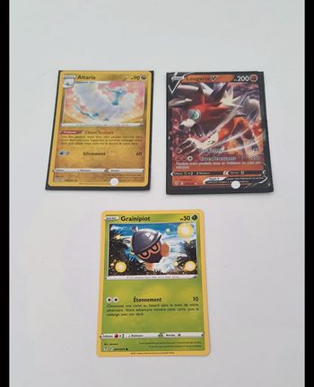 3 cartes Pokemon